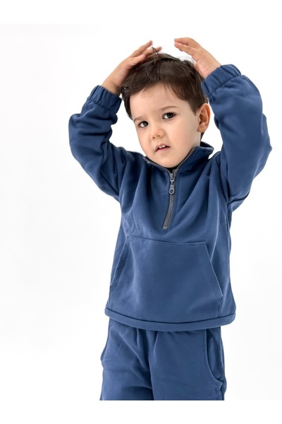 EYC BABY طقم بدلة رياضية للأطفال بسحاب موسمي