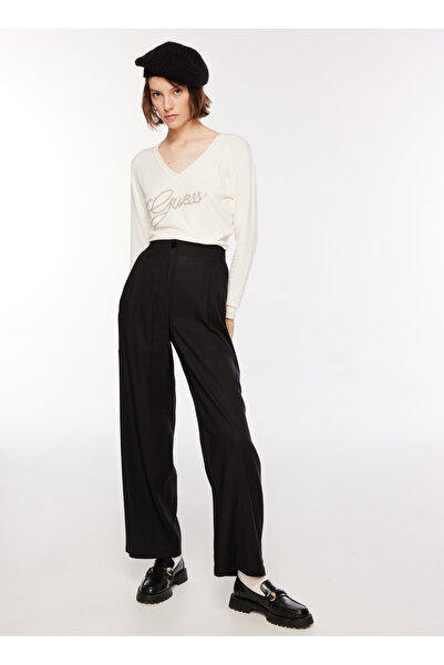 BROOKS BROTHERS Normal Bel Normal Siyah Kadın Pantolon BBSP23FPT011