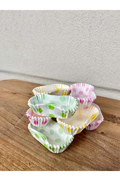 kukohomes مجموعة مكونة من 60 قطعة صغيرة - قالب كعك ورقي، قالب شوكولاتة فاكهة