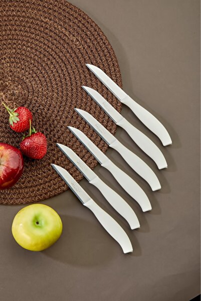 Cooker 6 Lı Lüx Paslanmaz Çelik Sebze Ve Meyve Bıçağı