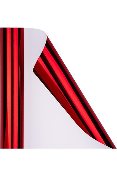 Dekals 10 Pieces 70x100 Plain Metallic Red Dowry Packing Paper Gift Wrapping Paper (Size Adjustable)