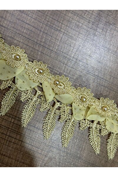 Gönülden Tasarım EN 4 CM Mărgele Guipure Broderie Broderie Applique Decorativ...