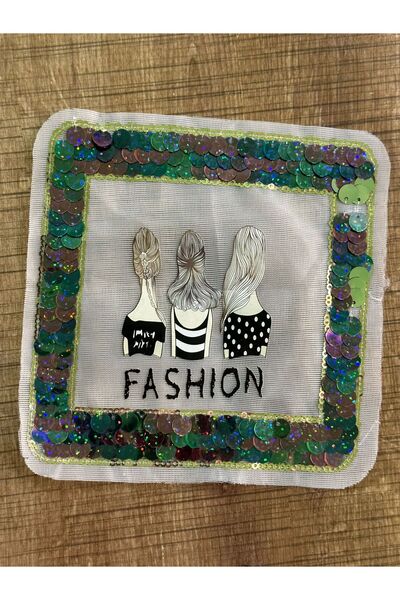 Gönülden Tasarım Aplică cu paiete 15X15 CM