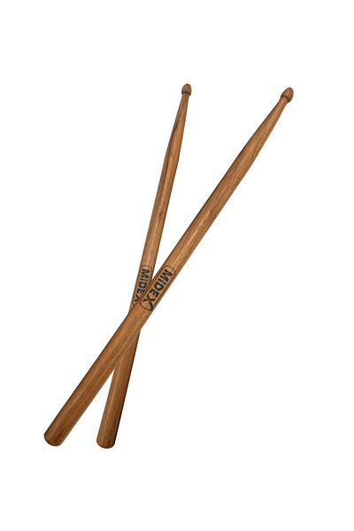 Midex OAK-110-7A عصا الطبل الخشبية من خشب البلوط، عصا الطبل 7A (زوج واحد)