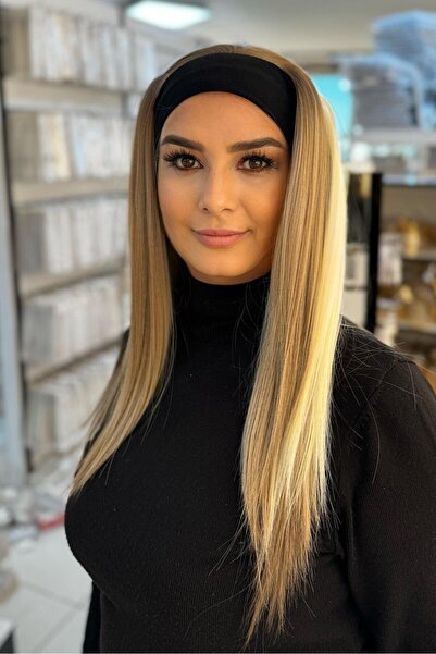 TAKIŞTIR Ειδική Σειρά Περούκας με Λεπτομέρεια Κορδέλας Μαλλιών σε Κίτρινο και...