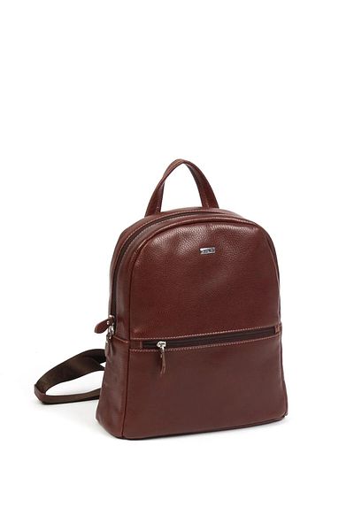 Aka Deri AKA LEATHER 332 100% GENUINE LEATHER BUSINESS BACKPACK TAN