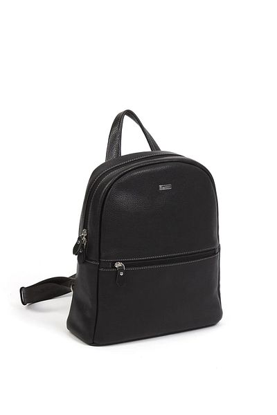 Aka Deri AKA LEATHER 332 RUCSAC AFACERI 100% PIELE VERITĂRĂ NEGRU