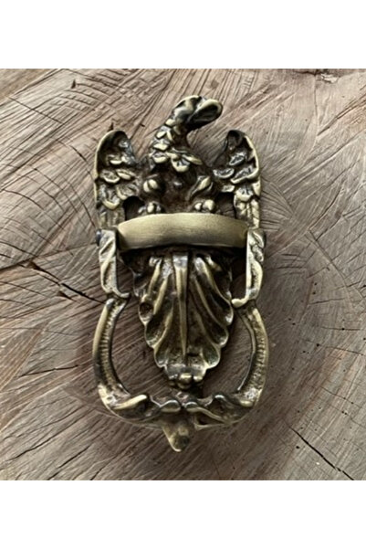 DMR KARTAL MODEL ÇELİK KAPI TAK TAK ANTİK SARI DÖKÜM PİRİNÇ KAPI TOKMAGI