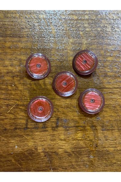 Gönülden Tasarım 5-HOLE DESIGN BUTTON HOBBY SEWING ACCESSORY TILE