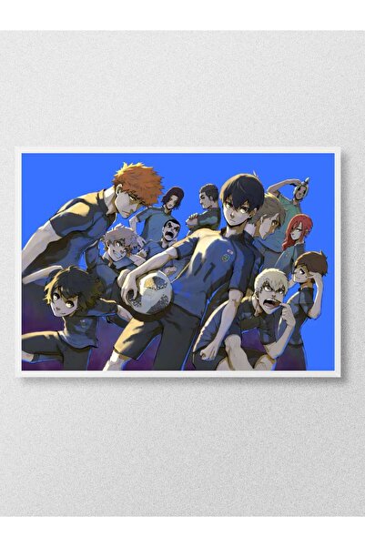 Mudi Store blue lock Anime Poster Çerçevesiz Yüksek Kalite Anime Duvar Poster