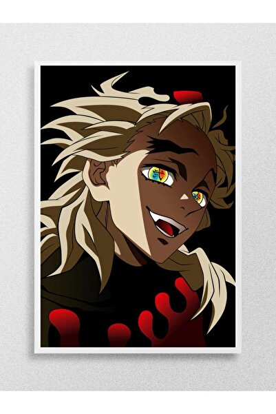 Mudi Store Demon Slayer Douma Anime Poster Çerçevesiz Yüksek Kalite Anime Duv...