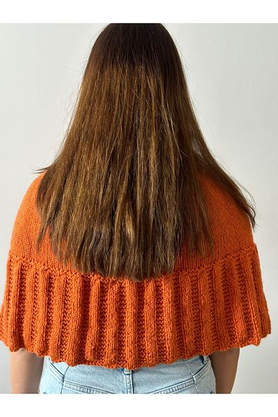 Gönülden Tasarım HAND KNITTED WOMEN'S PONCHO BOLERO SCARF WITH SHEPHERD BUTTONS