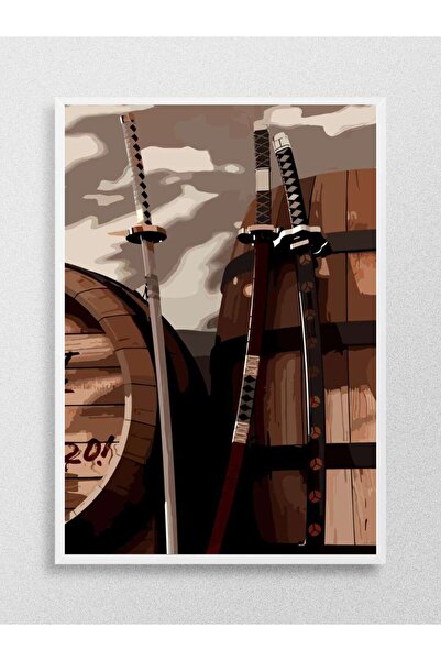 Mudi Store roronoa zoro three sword Anime Poster Çerçevesiz Yüksek Kalite Ani...