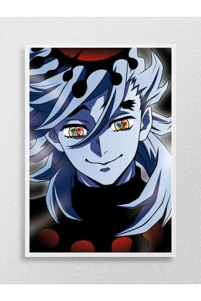 Mudi Store Demon Slayer Douma Anime Poster Çerçevesiz Yüksek Kalite Anime Duv...