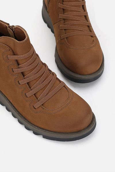 TUNAELLİ ΓΥΝΑΙΚΕΙΑ TABA NUBUCK ΓΝΗΣΙΟ ΦΥΣΙΚΟ ΔΕΡΜΑ ΜΕΓΕΘΟΣ 36-41 ΚΟΝΤΕΣ ΜΠΟΤΕΣ & ΜΠΟΤΕΣ