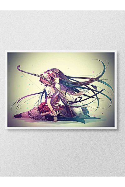 Mudi Store Mahou Shoujo Madoka Magica Anime Poster Çerçevesiz Yüksek Kalite Anime Duvar Poster