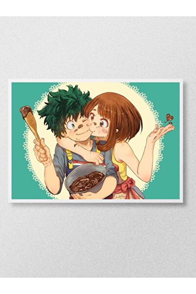 Mudi Store My Hero Academia Anime Poster Çerçevesiz Yüksek Kalite Anime Duvar...
