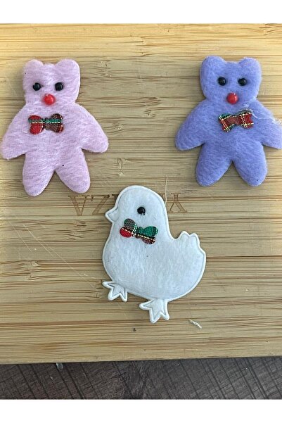 Gönülden Tasarım Aplic pentru bebeluși Urs Civcic 3 Model Accesoriu de cusut ...