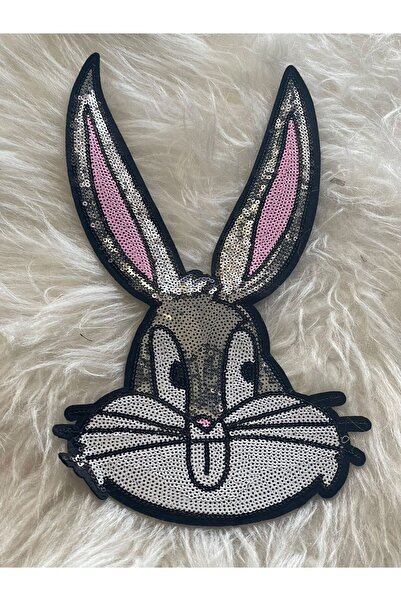 Gönülden Tasarım 31x17 Cm Paiete Iepure Applique Crestă Patch Accesoriu de cusut