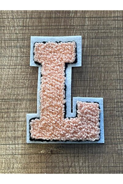 Gönülden Tasarım 9x6 Cm Țesut Puppy Letter L Applique Accesoriu de cusut pentru patch