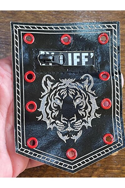 Gönülden Tasarım 11x8 Cm Aplicație din piele cu ochi de pasăre Accesoriu pent...