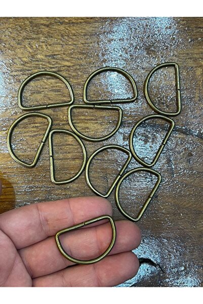 Gönülden Tasarım Αξεσουάρ λαβής τσάντας από σκούρο μεταλλικό χρώμα 3x2 cm Περ...