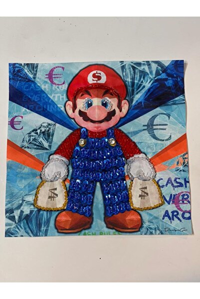 Gönülden Tasarım 23x24 Cm Piatra Mărgele Moneda Tată Aplique Patch Accesoriu Crestă