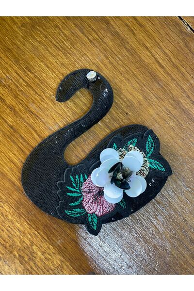 Gönülden Tasarım 12x12cm Paiete Pâslă Lebădă Embosare Applique Crestătură Cus...