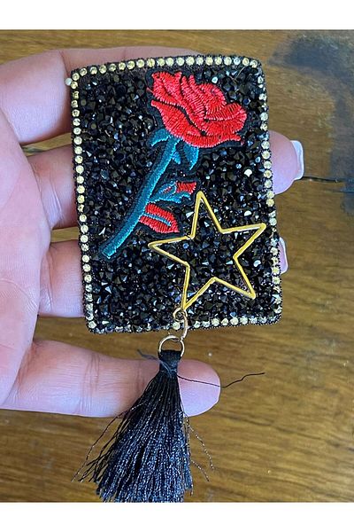 Gönülden Tasarım 7X5 CM FERĂ STICKING STAR STONE EPOLET APPLIQUE PATCH ARMĂ