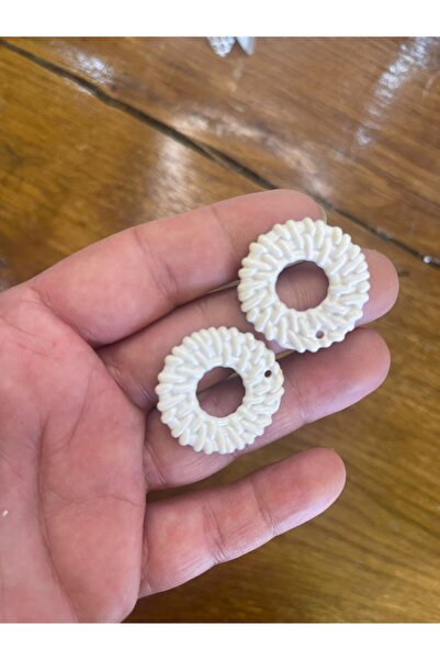 Gönülden Tasarım 3 cm prečnika, 2 komada prstena, reljefni privjesak, vrh nau...