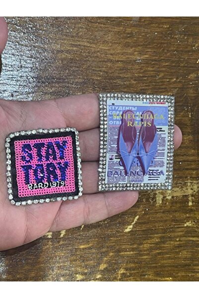 Gönülden Tasarım Set de 2 modele diferite de aplicare care se lipsește cu fier de călcat Accesoriu de cusut pentru patch-uri