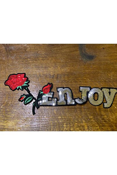 Gönülden Tasarım 23x13 cm peglanje na ruže i latice, vez, uživajte u šljokica...