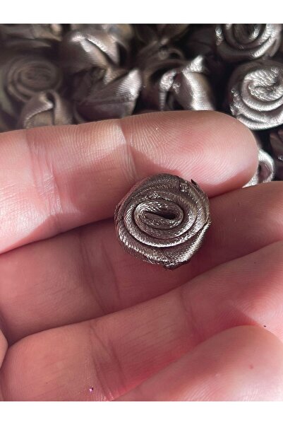 Gönülden Tasarım 1,5 cm svetlo smeđa traka ruža 50 komada