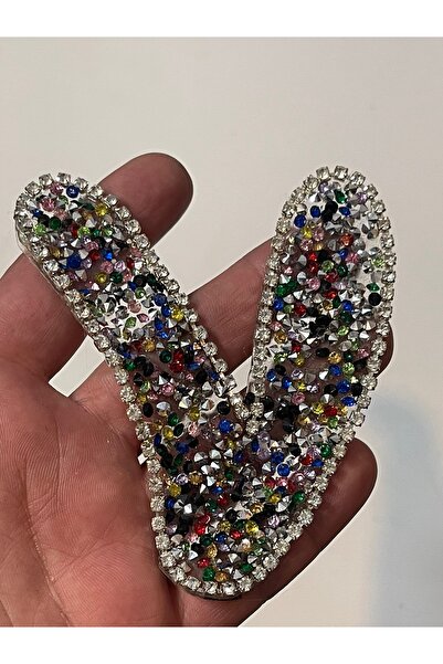 Gönülden Tasarım 7x10 cm peglačka zakrpa sa slovom Sa kamenčićima V