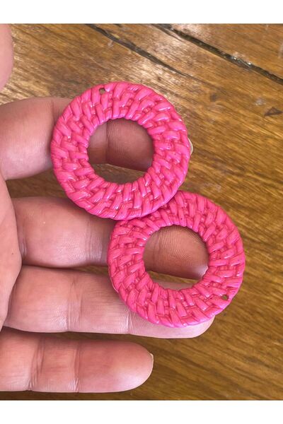 Gönülden Tasarım Διάμετρος 4 εκ. 2 τεμάχια κρεμαστό σκουλαρίκι Συσκευή κοσμήμ...