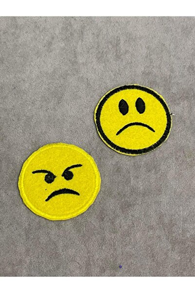 Gönülden Tasarım Diametru de 5 cm, 2 bucăți Smile, care se lipesc cu aplicați...