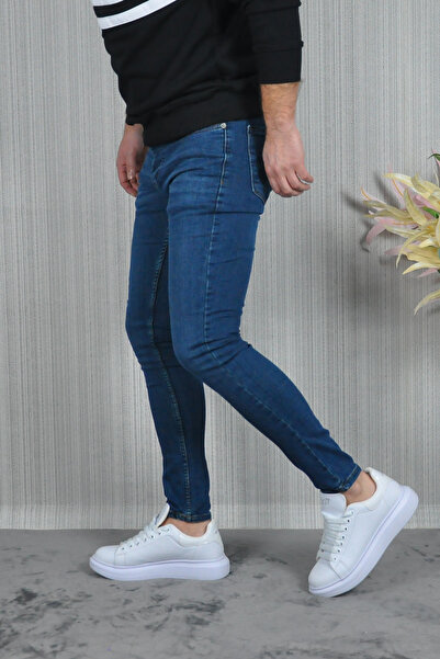 CW Casualwear Чоловічі джинси Skinny Fit з еластаном, кольору нафти