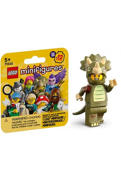 LEGO Minifigure 71045 Series 25 - 8 - Triceratops Costume Fan