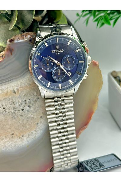 Reward New Season Titanium Case Stylish Men's Wristwatch with Calendar Steel Band