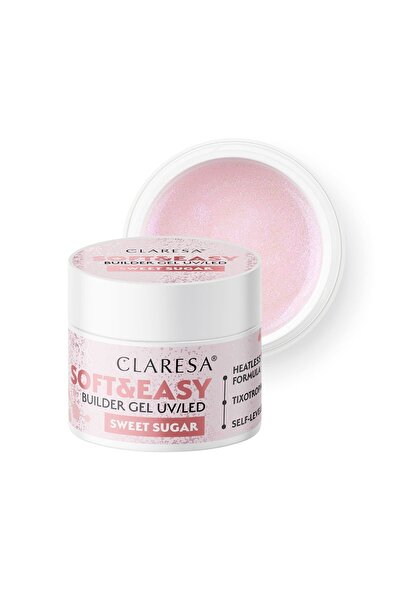 Claresa Gel de construcție Soft&Easy cu zahăr dulce 90g