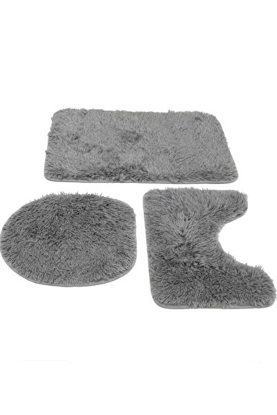 PANDA HALI Panda Halı Banyo Halısı 3 Lü Post Klozet Takımı