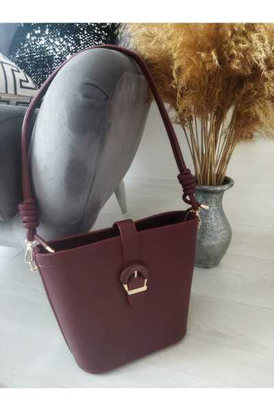 Başarılı Kitap Mary Bordo Omuz Çantası
