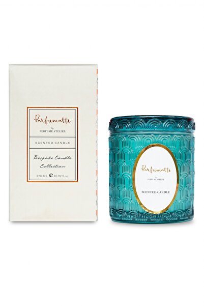 PARFUMATTI BY PERFUME ATELIER GMARIN 320 GR. YEŞİL CAM ŞİŞE MUM