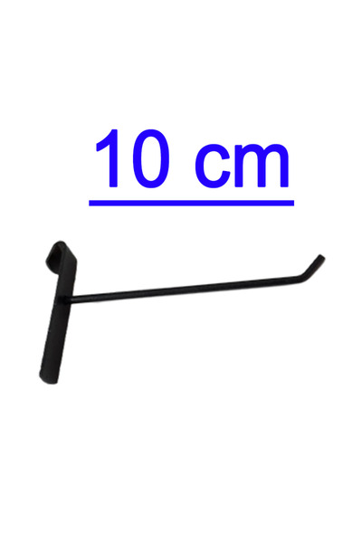 GRİDEKOR 65 bucăți cârlig pentru panou din sârmă neagră de 10 cm, cârlig pent...