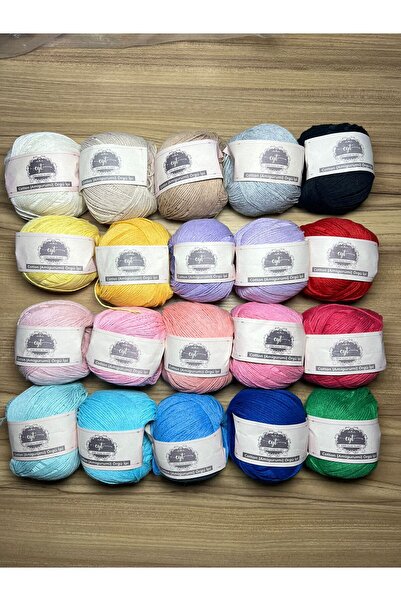 Yıldız Ticaret Premium Amigurumi Ipi Punch (PANÇ) Baby Soft Cotton 50 gr Örgü Ip 5li