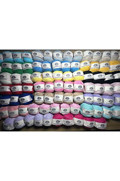 Yıldız Ticaret Premium Amigurumi Ipi Punch (PANÇ) Baby Soft Cotton 50 gr Örgü Ip 5li