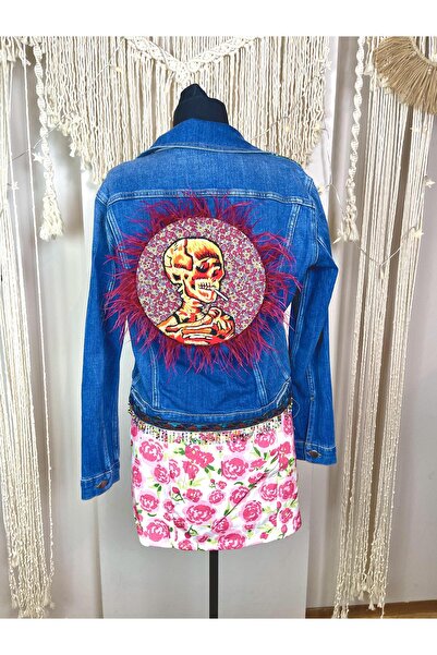 Madame Lucid سترة الدنيم المصنوعة يدويا