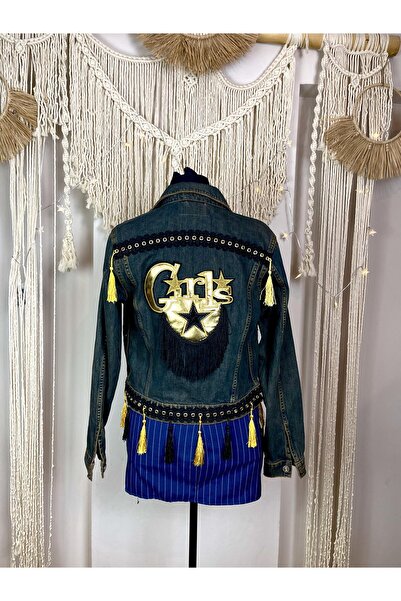 Madame Lucid سترة الدنيم المصنوعة يدويا