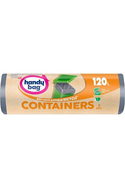 FİGANLAR 120 Liter Container Thick Garbage Bag 90x125 Cm 700 gr heavy duty bag 10 pk 10 pieces