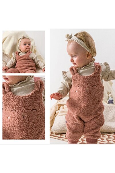 Caramell Baby&Mother Lüx Bear Gülkurusu Salopet